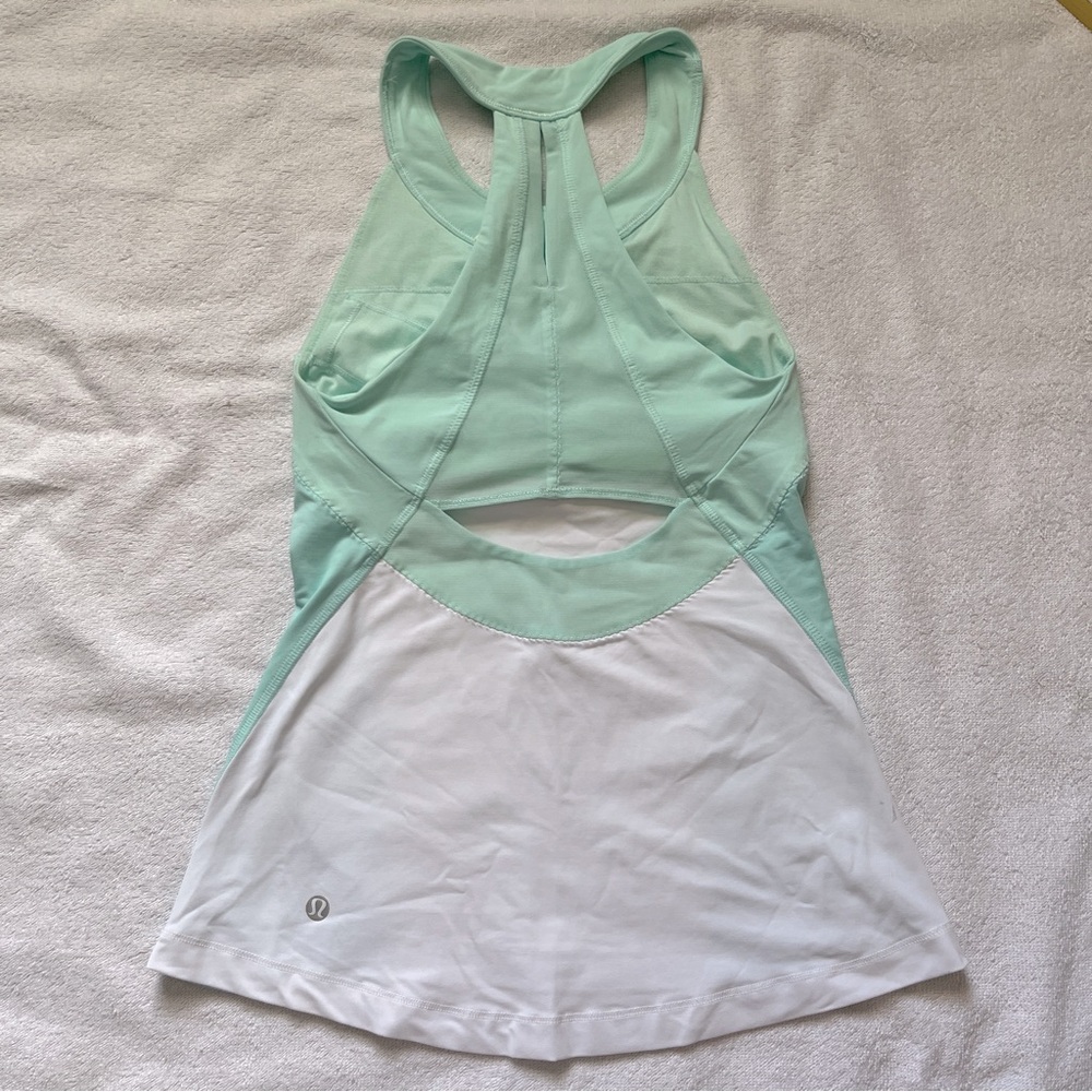 Lululemon Run Make It Count Tank Top Open Back Aq… - image 6